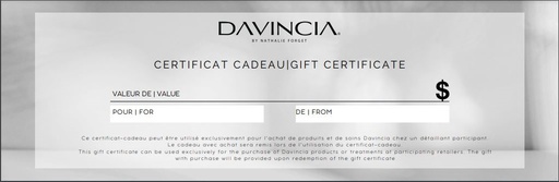 Certificat-Cadeau Noël 2024 $500